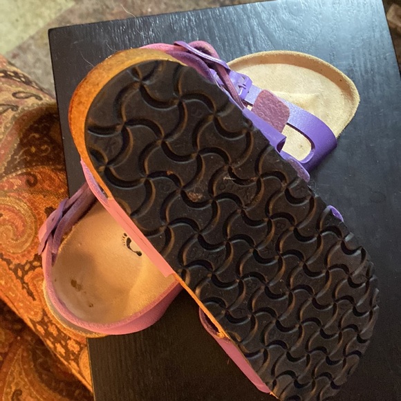Sandals Birkenstock 4 straps violet pink. 37 made in Germany - Picture 3 of 7